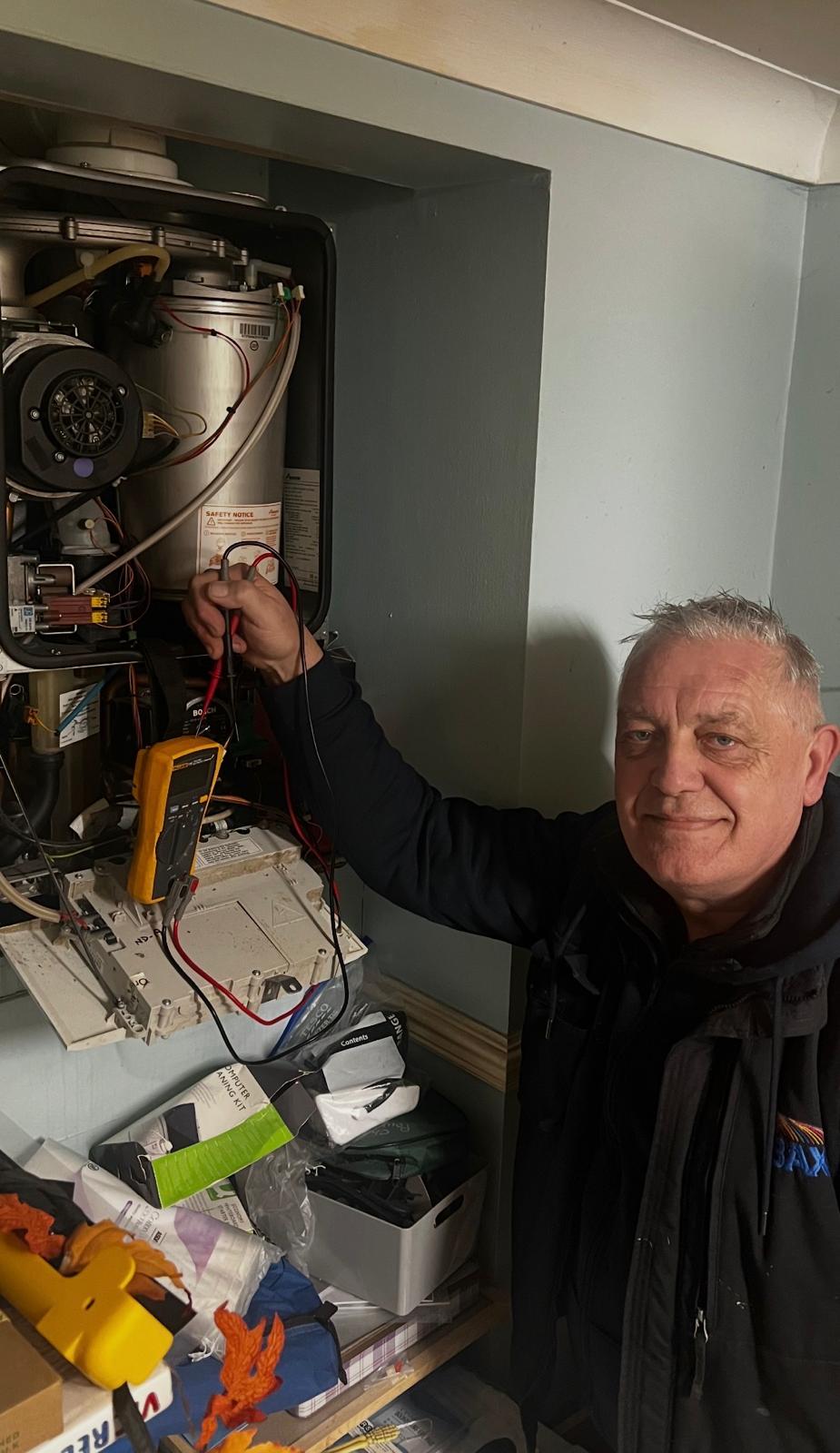 Gas Safe registered engineer